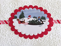 Pretty Penny Designs Beagle Christmas Card