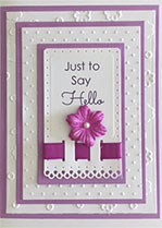 Pretty Penny Designs, Ribbon Hello