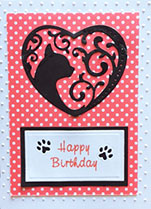 Pretty Penny Designs Cat Birthday Card