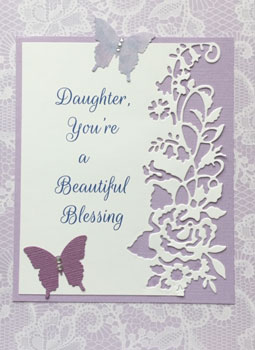 Pretty Penny Designs Rose Border Birthday Card