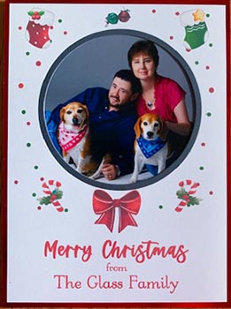 Pretty Penny Designs Family Photo Christmas