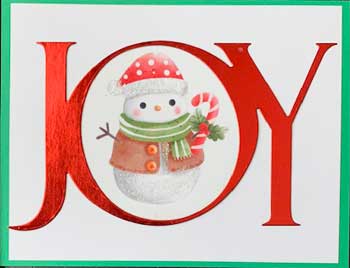 Pretty Penny Designs Snowman Joy