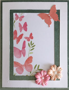 Pretty Penny Designs, Butterfly w/ Flowers