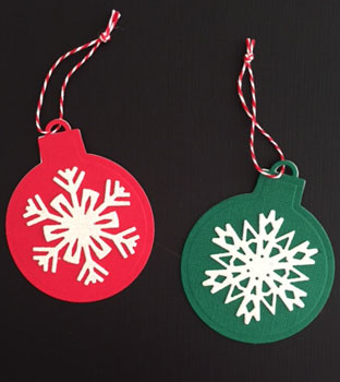 Pretty Penny Snowflake Gift Tags